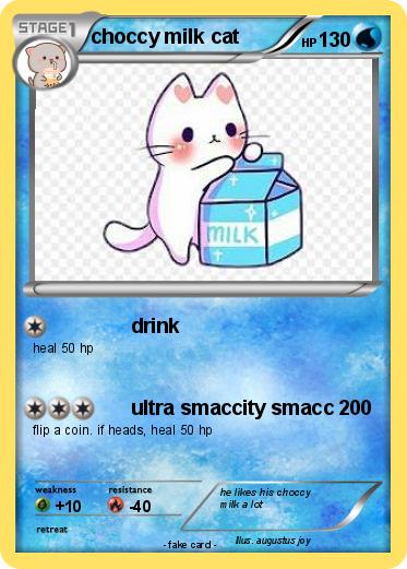 Pokemon choccy milk cat