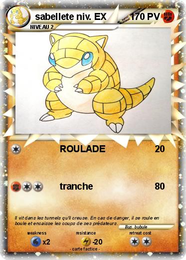 Pokemon sabellete niv. EX