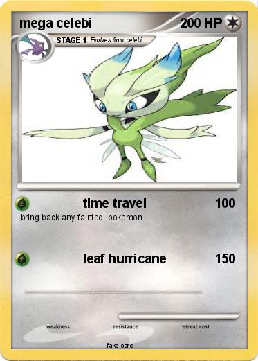 Pokemon mega celebi