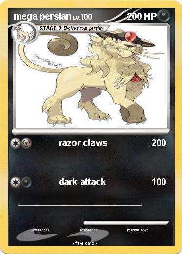 Pokemon mega persian