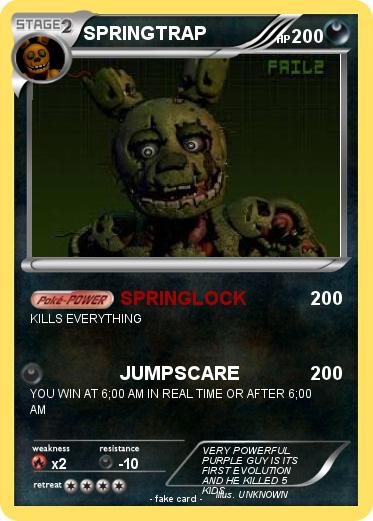 Pokemon SPRINGTRAP