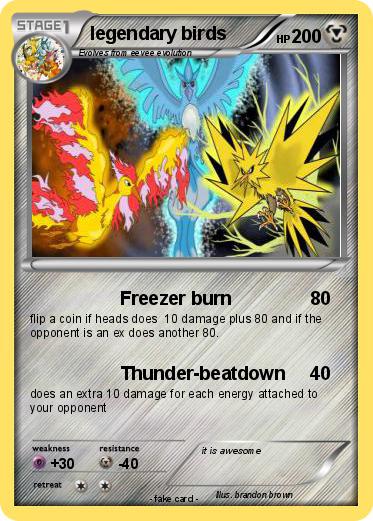 Pokemon legendary birds