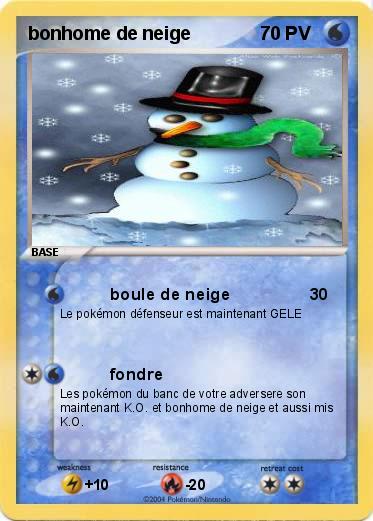Pokemon bonhome de neige