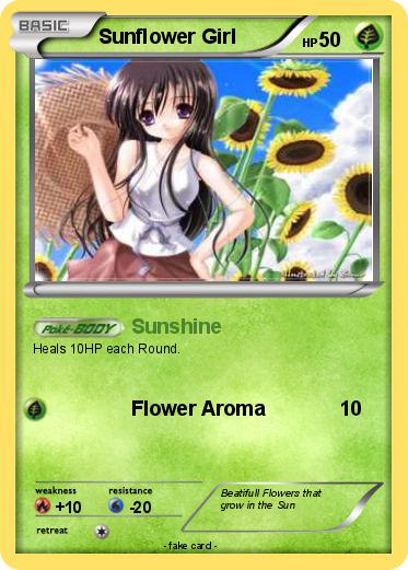 Pokemon Sunflower Girl