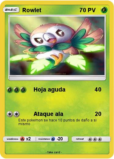 Pokemon Rowlet
