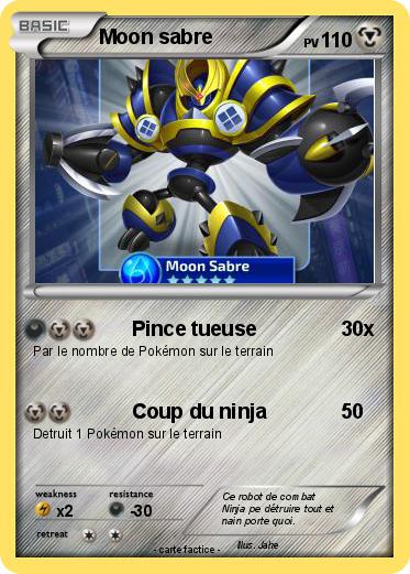 Pokemon Moon sabre