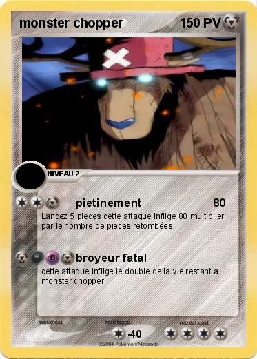 Pokemon monster chopper