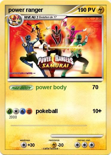 Pokemon power ranger