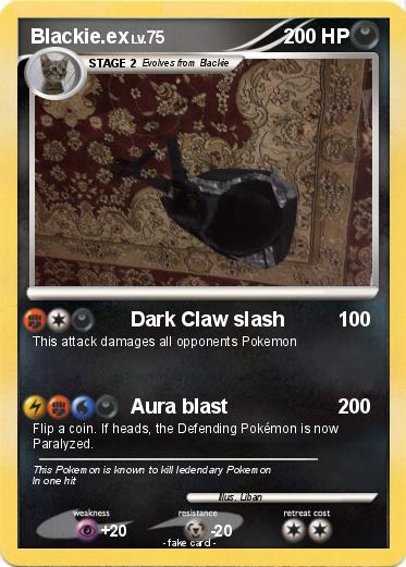 Pokemon Blackie.ex