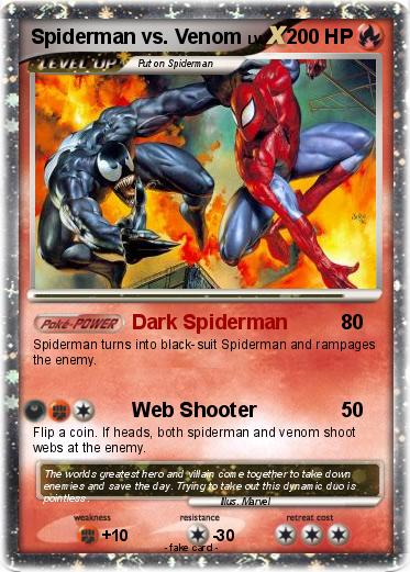 Pokemon Spiderman vs. Venom
