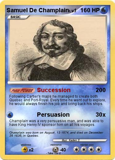 Pokemon Samuel De Champlain