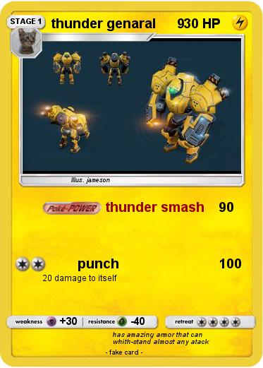 Pokemon thunder genaral      9