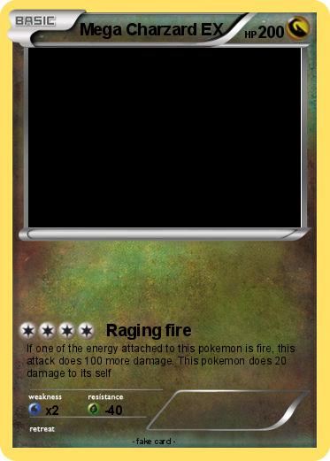 Pokemon Mega Charzard EX