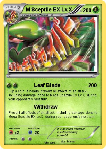 Pokemon M Sceptile EX Lv.X