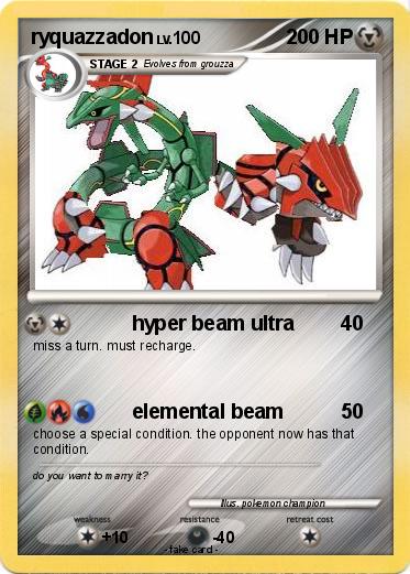 Pokemon ryquazzadon