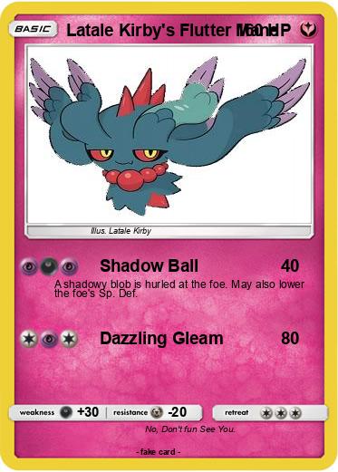 Pokemon Latale Kirby's Flutter Mane