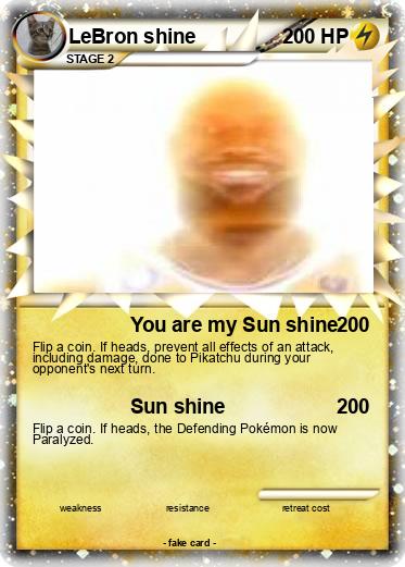 Pokemon LeBron shine