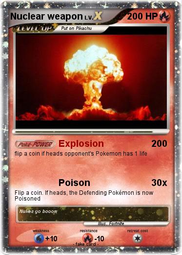 Pokemon Nuclear weapon