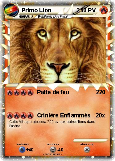 Pokemon Primo Lion                2