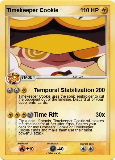 Pokemon Timekeeper Cookie