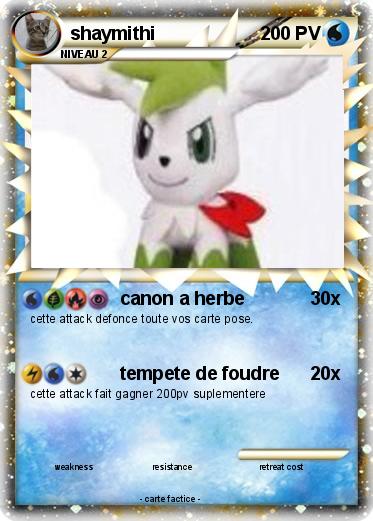 Pokemon shaymithi