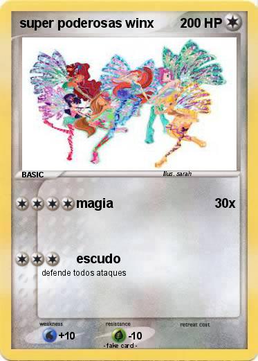 Pokemon super poderosas winx