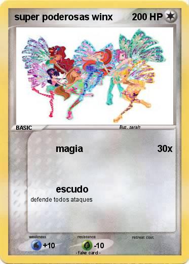 Pokemon super poderosas winx