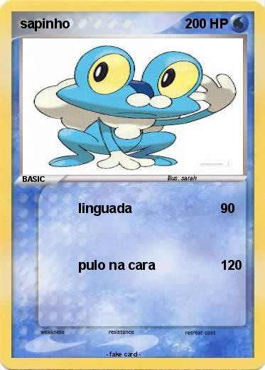 Pokemon sapinho