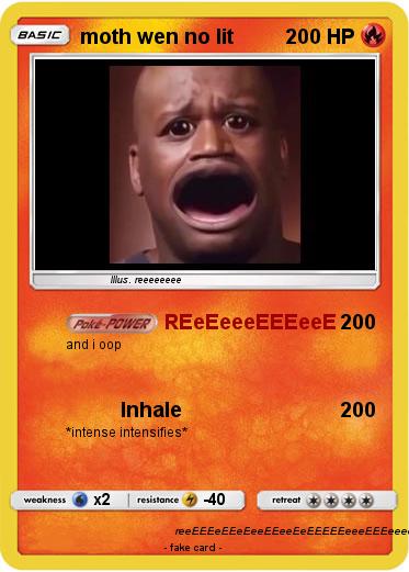 Pokemon moth wen no lit