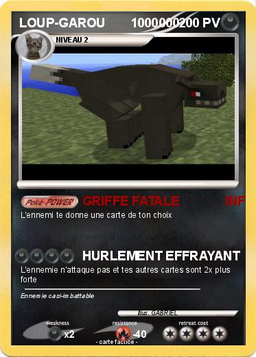 Pokemon LOUP-GAROU       1000000