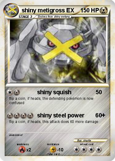 Pokemon shiny metigross EX