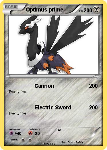 Pokemon Optimus prime