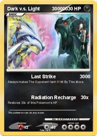 Pokemon Dark v.s. Light         300000