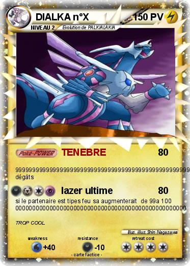 Pokemon DIALKA n°X