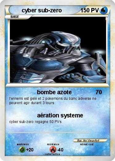 Pokemon cyber sub-zero