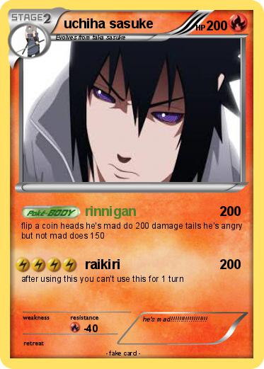 Pokemon uchiha sasuke