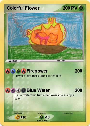 Pokemon Colorful Flower