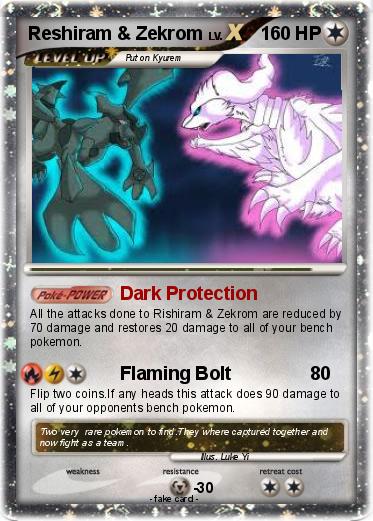 Pokemon Reshiram & Zekrom