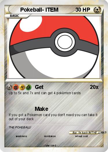 Pokemon Pokeball- ITEM