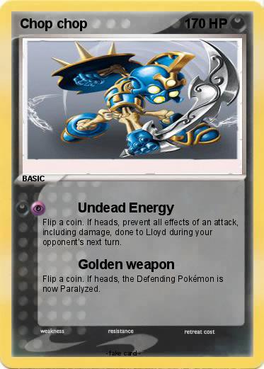 Pokemon Chop chop
