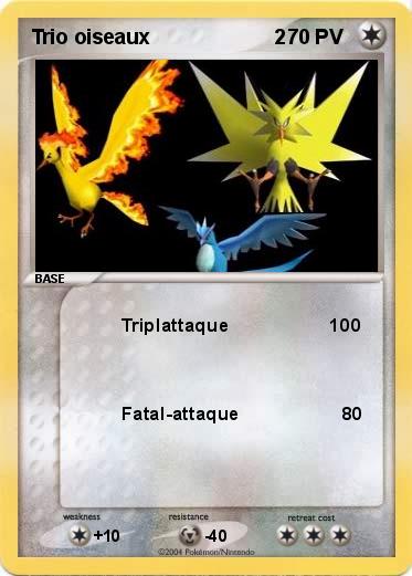 Pokemon Trio oiseaux                      2