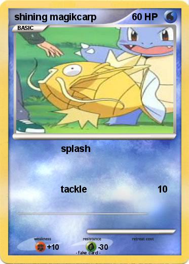 Pokemon shining magikcarp