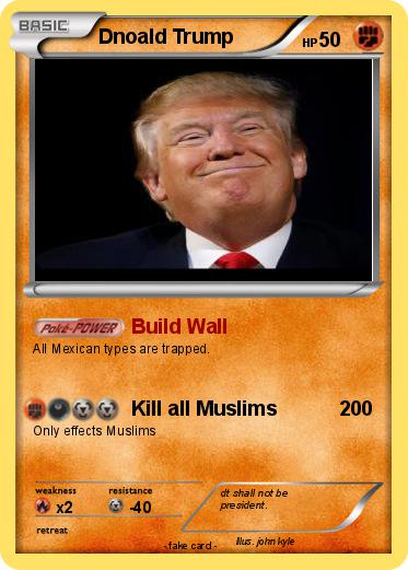 Pokemon Dnoald Trump