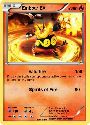 Pokemon Emboar EX