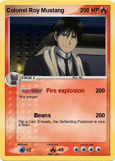 Pokemon Colonel Roy Mustang