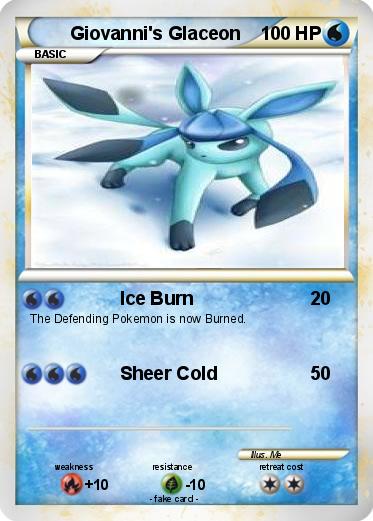 Pokemon Giovanni's Glaceon