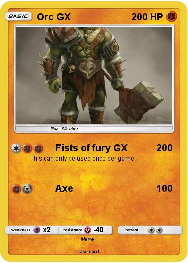 Pokemon Orc GX
