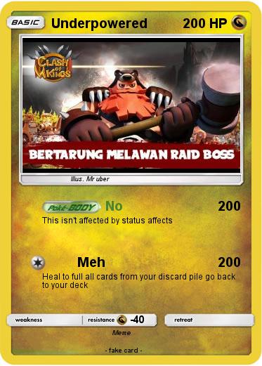Pokemon Underpowered