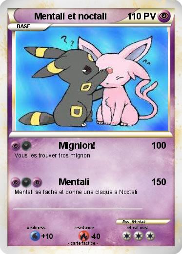 Pokemon Mentali et noctali
