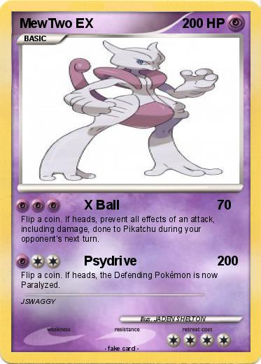 Pokemon MewTwo EX